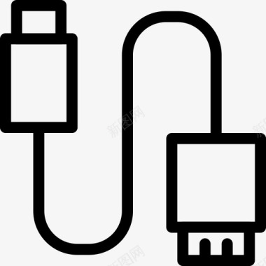 usb电缆插图行业标准图标图标