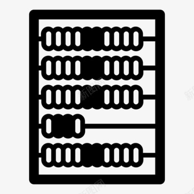 算盘原始旧计算器图标图标