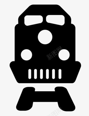 公交地铁标识火车运输地铁图标图标