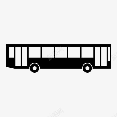 公共交通标识公共交通快速旅行图标图标