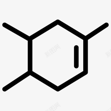 主题插图化学形状科学图标图标