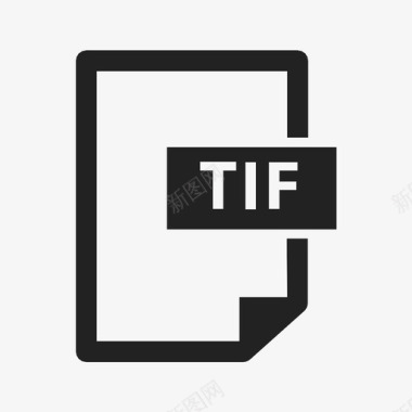 TIF图标tif文件文件格式图标图标