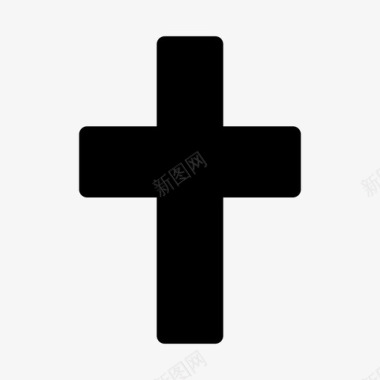 十字架传教士基督教十字架图标图标
