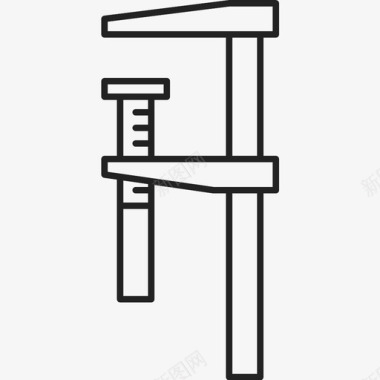 夹钳棒夹f钳图标图标