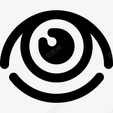 眼睛设计眼睛眼球看图标图标