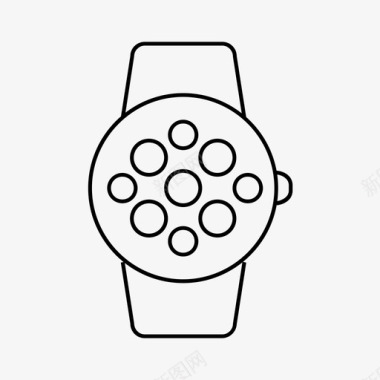 苹果手表迷你用户界面套件图标图标