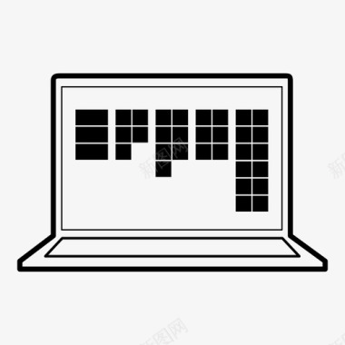 电子屏幕笔记本电脑电脑电子图标图标