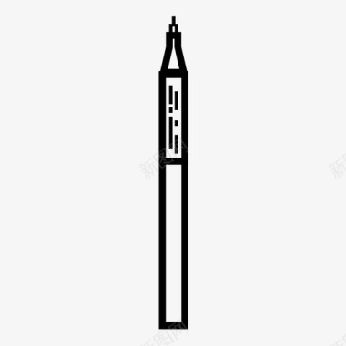 钢笔铅笔微米笔图标图标