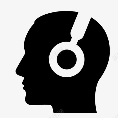 耳机耳戴式耳机一体式耳机图标图标