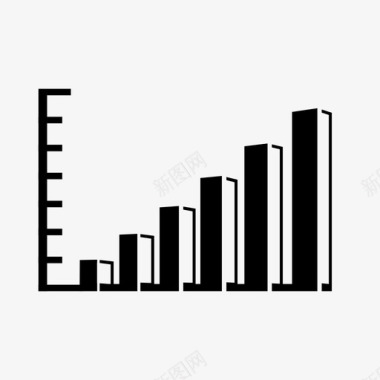 展示商业信息条形图业务数据图标图标