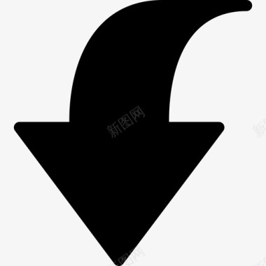 形状和符号向下形状符号图标图标