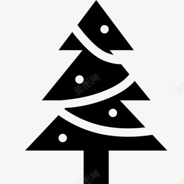 圣诞树圣诞树圣诞节冬天图标图标