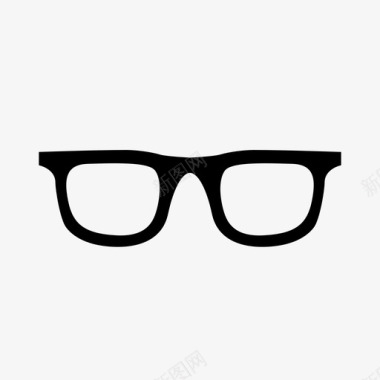 眼睛设计眼镜眼睛时髦图标图标