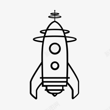 火箭旅行起飞图标图标