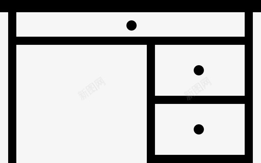 办公家俱办公桌桌子家俱图标图标