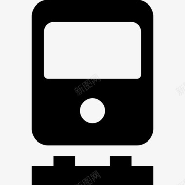 地铁通勤车轻轨图标图标