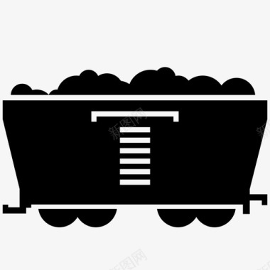 运输运煤车煤矿开采运输图标图标