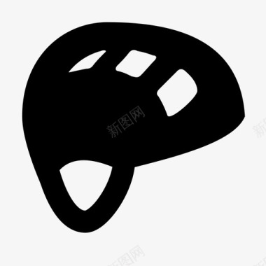 运动logo头盔攀岩硬图标图标
