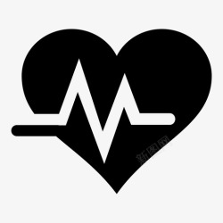 健康生活图标心脏跳动健康生活图标高清图片