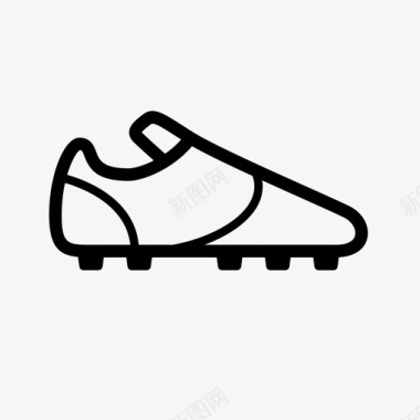 运动鞋足球鞋鞋钉前锋图标图标
