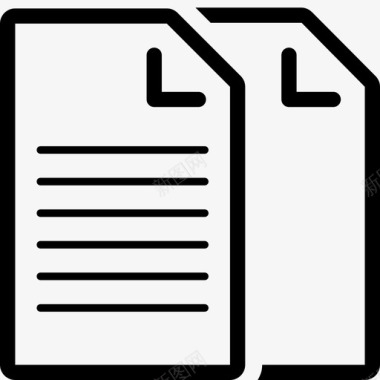 空白纸张免抠素材文档工作表已保存图标图标