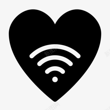 心连心互联网爱情图标图标