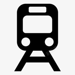 火车尾部火车站服务标签图标高清图片