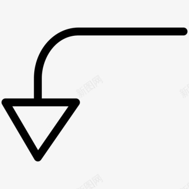 形状和符号向下lin图标线图标图标