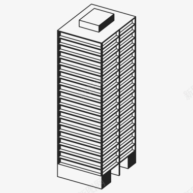 城市公寓住宅楼像素城市城市图标图标