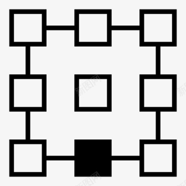 矢量蒲公英插图固定点底部中心图标图标