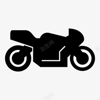 摩托车快速两轮图标图标