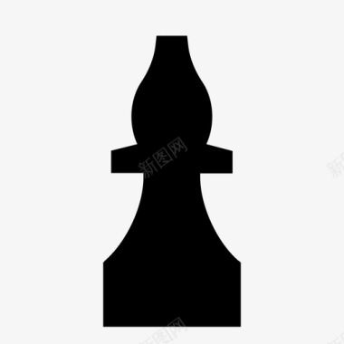两位棋手棋子逻辑游戏图标图标