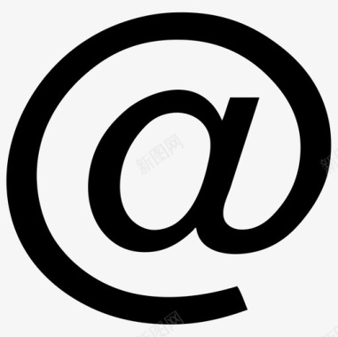 地址地址电子邮件圆圈图标图标