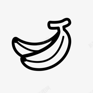 黑猴子采购产品香蕉零食产品图标图标