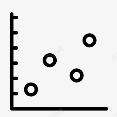 瑞士饼散点图信息图度量图标图标