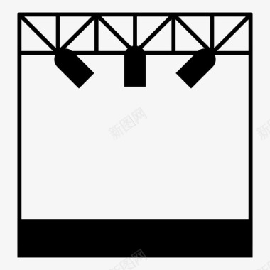 舞台音响舞台音响讲台图标图标