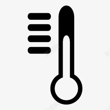 温度测量温度冷热图标图标