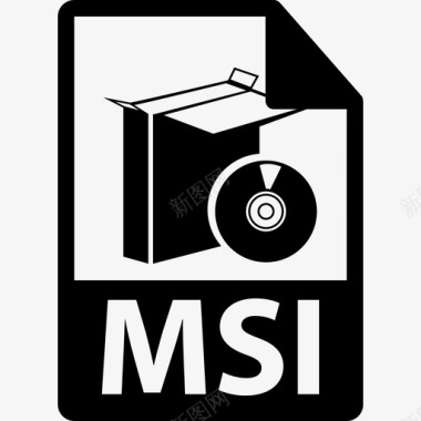 接口MSI文件格式符号接口文件格式图标图标