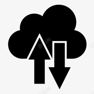 云服务器云传输outinternet图标图标