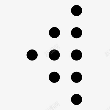 向左旋转箭头向左方向虚线箭头图标图标