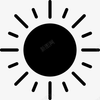 太阳太阳亮度能量图标图标