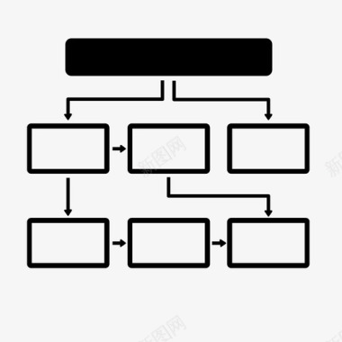 合作流程图标流程图流程组织图标图标