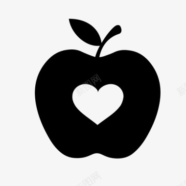 平安夜苹果包装苹果果核水果图标图标