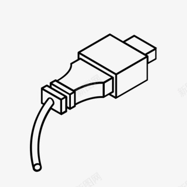 双USB线usb线存储网络图标图标