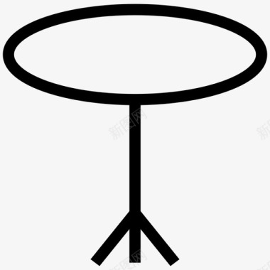 餐桌沙滩桌圆桌图标图标