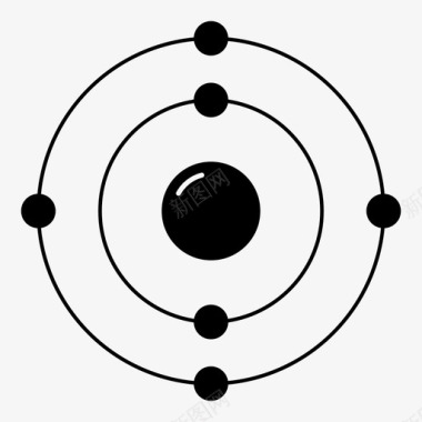 千克力碳科学质子图标图标