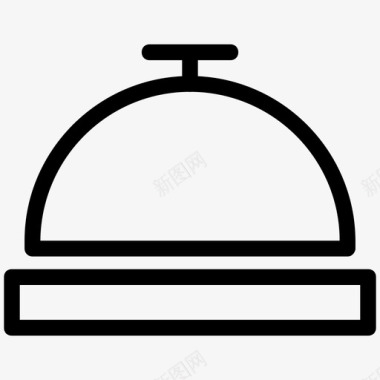 餐具服务铃平底锅图标图标