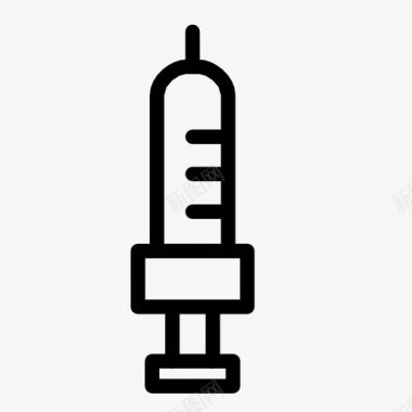 孩子打疫苗注射器疫苗疫苗接种图标图标