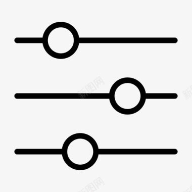 计算机滑块参数控件指标图标图标