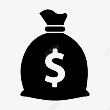 美元小图标钱袋现金美元图标图标
